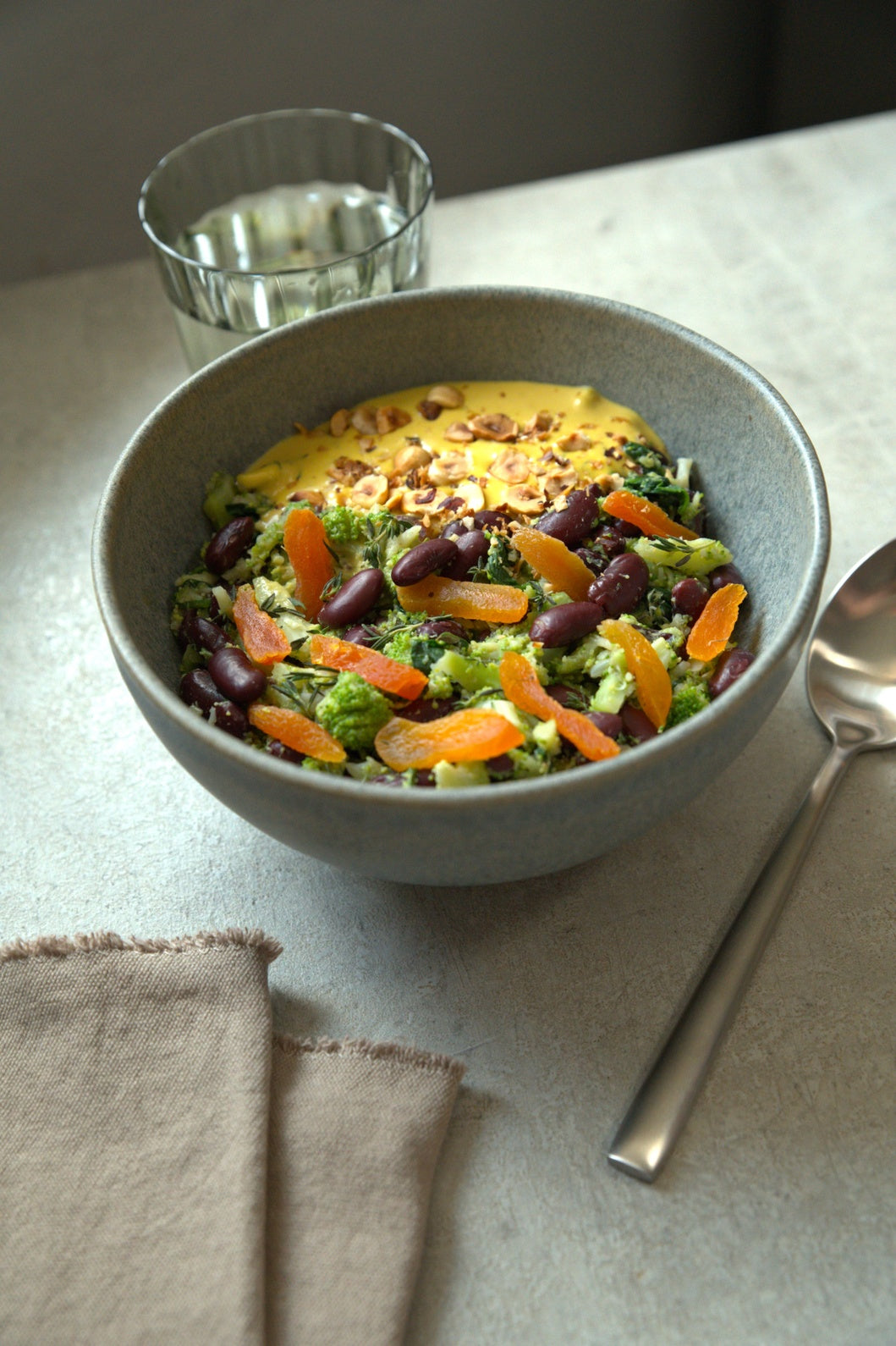 Beans, Apricots & Greens: A Golden Harmony