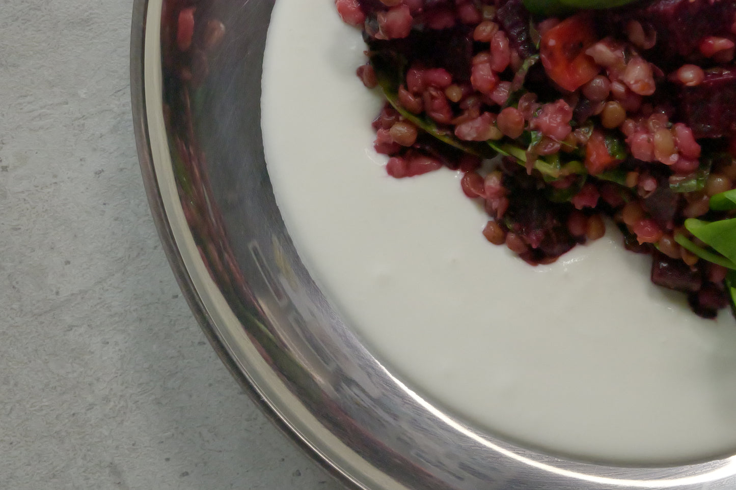 Roasted Beetroot & Carrot Late Winter Salad with Purslane, Orange, Mint and Creamy Whipped Feta