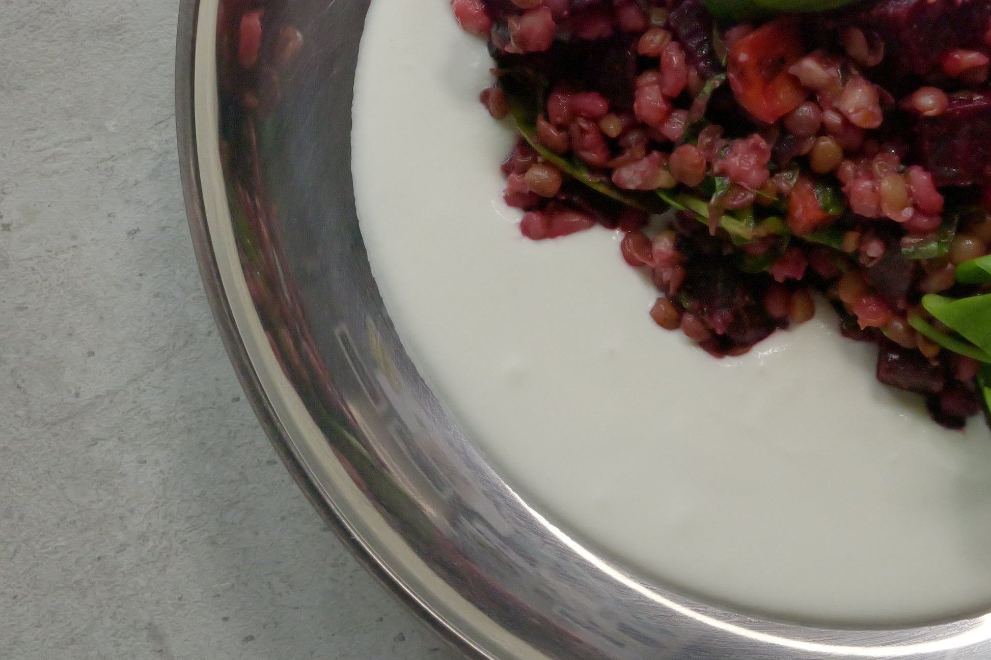 Roasted Beetroot & Carrot Late Winter Salad with Purslane, Orange, Mint and Creamy Whipped Feta