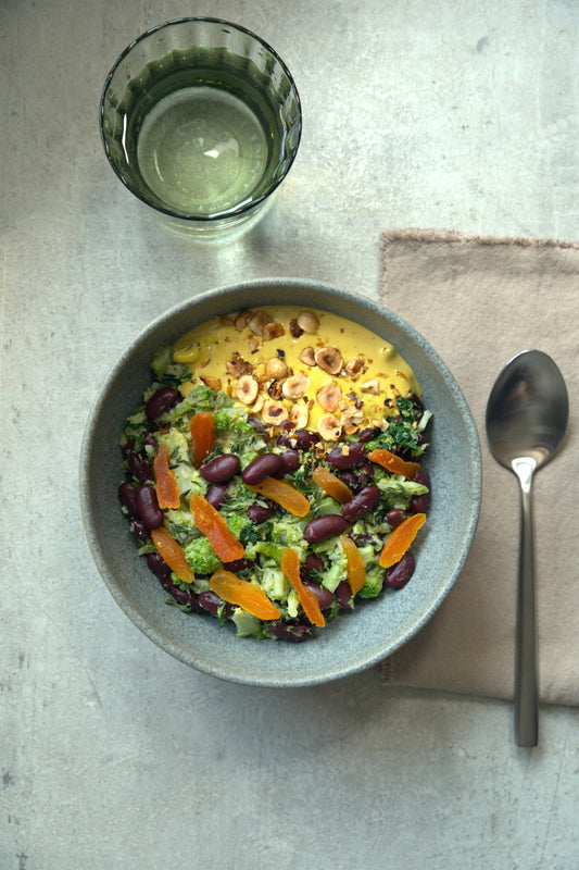 Beans, Apricots & Greens: A Golden Harmony