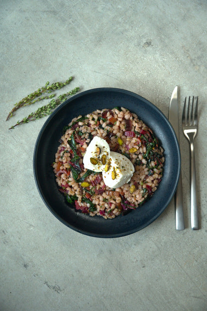 Barley, Greens & Bufala: Summer Elegance