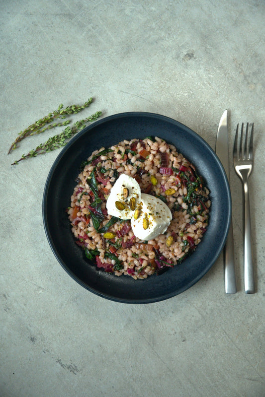 Barley, Greens & Bufala: Summer Elegance