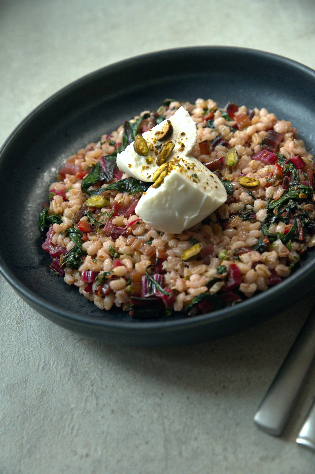 Image of Barley, Greens & Bufala — Summer Elegance